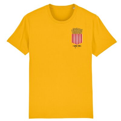 Fries | 100% Bio-Baumwolle T-Shirt - Yellow