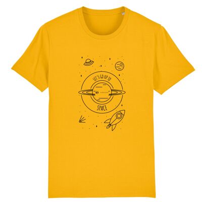 Universe keeps on spinning | 100% Bio-Baumwolle T-Shirt - Yellow