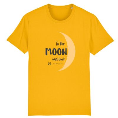 Zum Mond und zurück | 100% Bio-Baumwolle T-Shirt - Yellow