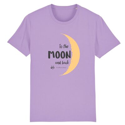 Zum Mond und zurück | 100% Bio-Baumwolle T-Shirt - Lavender