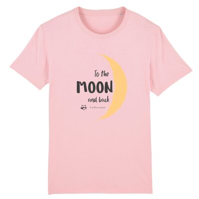 Zum Mond und zurück | 100% Bio-Baumwolle T-Shirt - Pink