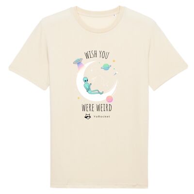 Wish you were weird | 100% Bio-Baumwolle T-Shirt - Natural
