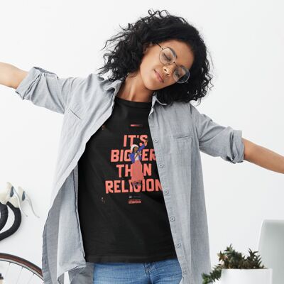Bigger than Religion | 100% Bio-Baumwolle T-Shirt - Black