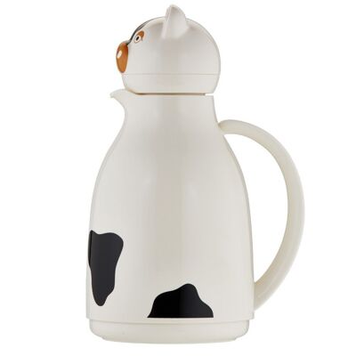 Thermos flask Helios Thermo-Cow 1.0 l white