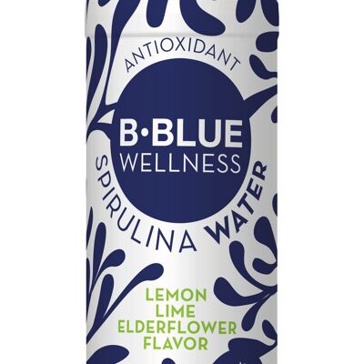 B-BLUE Spirulina Water Lime & Elderflower