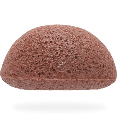 Konjac Premium Facial Puff Sponge With French Red Clay