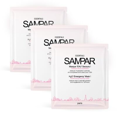 SAMPAR H2O 'Emergency' Mask! Multipack 3 x 25g