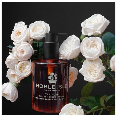 Noble Isle Tea Rose Bubble Bath & Shower Gel 250ml