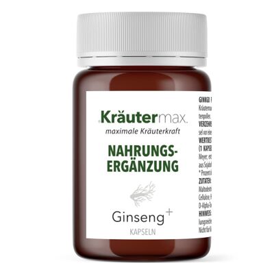 Ginsengwurzel Extrakt Kapseln 100 mg plus 1 x 60 Stück