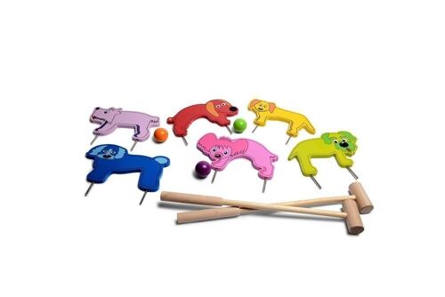 Crocket Jr. - Dogs - Wooden toy - Toy for kids - Active play - Outdoor play - BSToys
