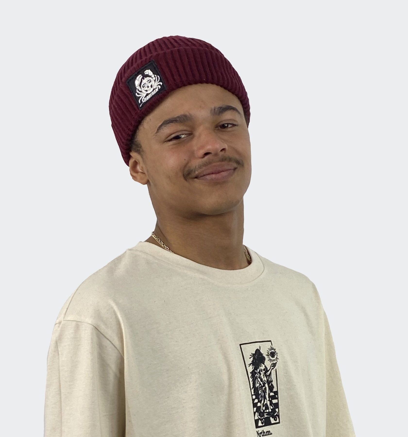 Buy wholesale DEATH CRAB BORDEAUX HAT