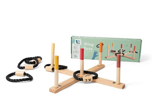 Ring Toss - wooden toy - outdoor play - kids - BS Toys