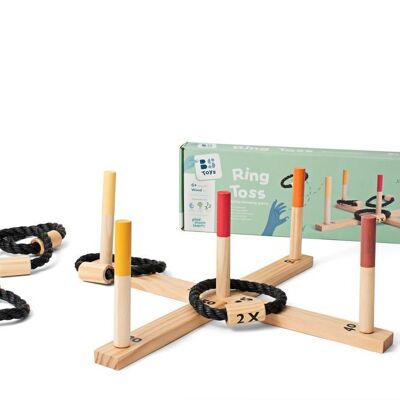 Ring Toss - juguete de madera - juego al aire libre - niños - BS Toys