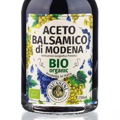 Biologische Balsamico Azijn uit Modena van Mussini 250ml