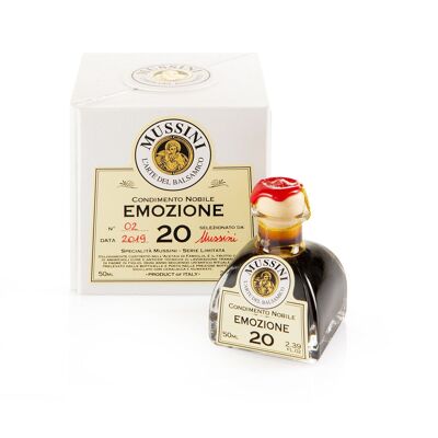 DELIGHT CUBE Emozione n ° 20 Exclusive Balsamic Di Modena with Certificate of Authenticity - Balsamic Vinegar