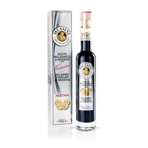 ACETAIA Balsamico de Modena I.G.P. 250ml 12 jaar(4 munten) van Mussini - Balsamicoazijn