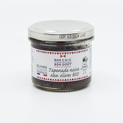 Tapenade bio (olive noire francaise)