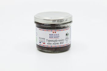 Tapenade bio (olive noire francaise) 1
