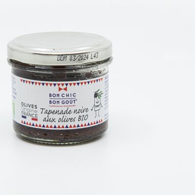 Tapenade bio (olive noire francaise)