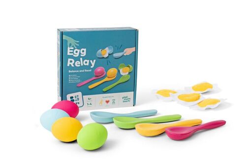 Egg Party - relay game - Active play - Kids - BS Toys