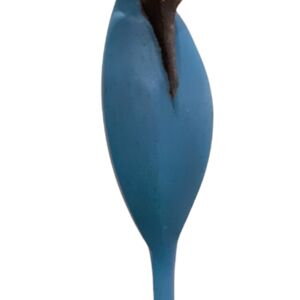 Bronzen vogel en bleu