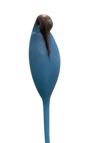 Bronzen vogel en bleu 1