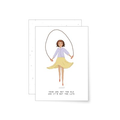 Jump | Folded card
