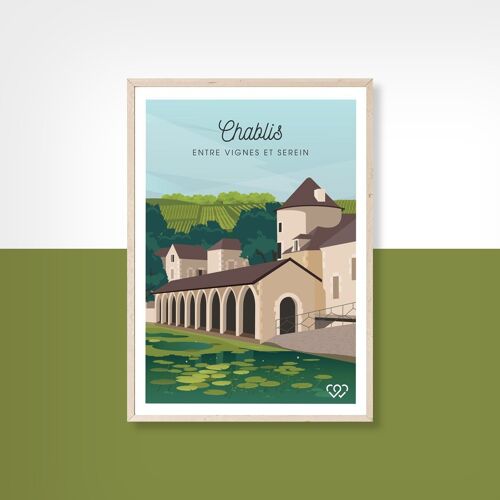 CHABLIS  - 10cm x 15cm - Carte Postale