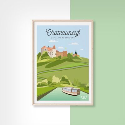 CHATEAUNEUF - 10 cm x 15 cm - Cartolina