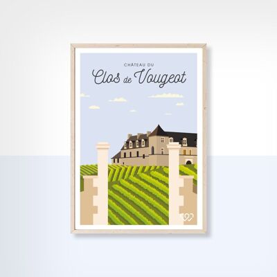 CLOS DE VOUGEOT - 10cm x 15cm - Postal