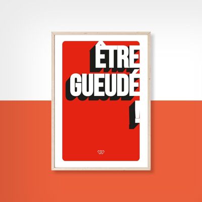 ÊTRE GUEUDÉ - 10cm x 15cm - Carte Postale