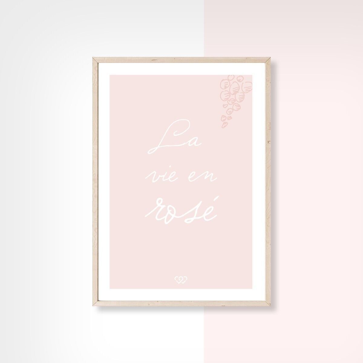 LA VIE EN ROSÉ - 10 cm x 15 cm - Cartolina