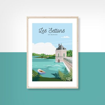 LES SETTONS - 10cm x 15cm - Postcard