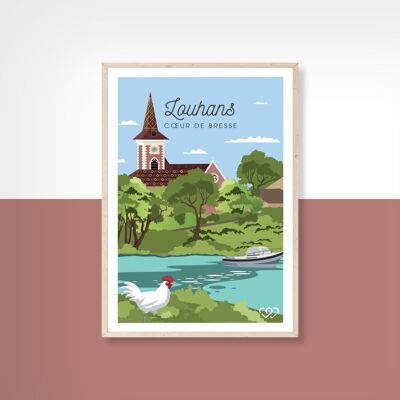 LOUHANS - 10cm x 15cm - Postal