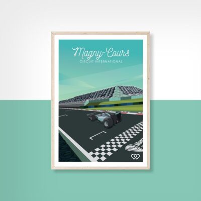 MAGNY COURS - 10cm x 15cm - Postcard