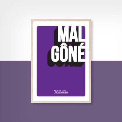 MAL GONE - 10 cm x 15 cm - Cartolina