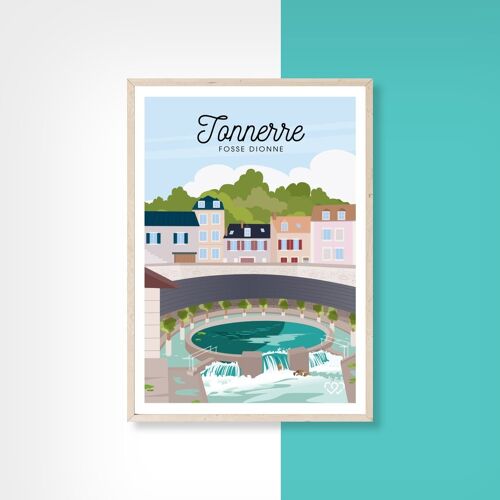 TONNERRE - 40cm x 50cm