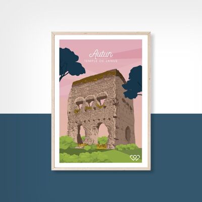 AUTUN  - 50cm x 70cm