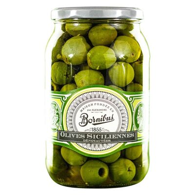 Olives siciliennes denoyautees
