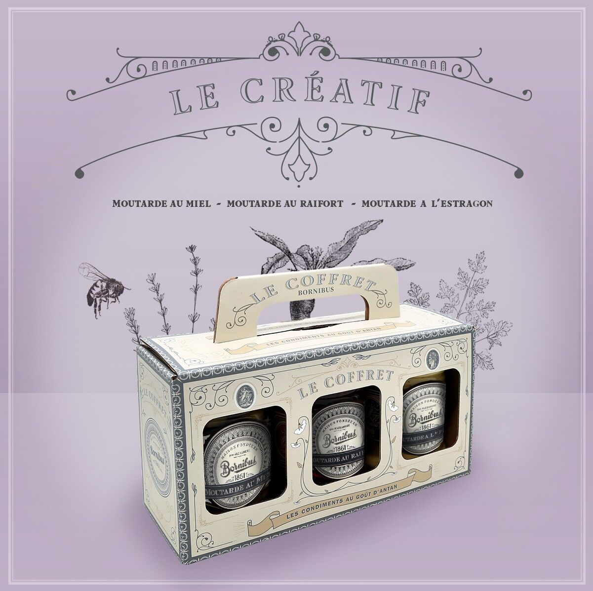 La scatola creativa - senape al miele - rafano - dragoncello