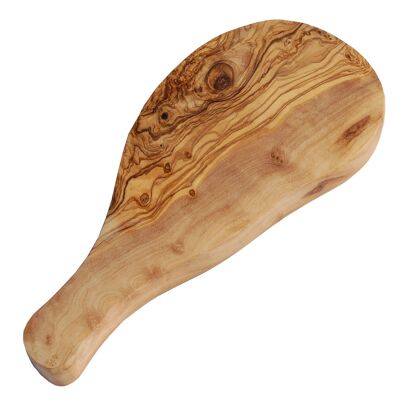 Tabla de cebolla o mantequilla de unos 25 cm, madera de olivo