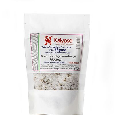 Natural unrefined Sea Salt with Greek Thyme 150g