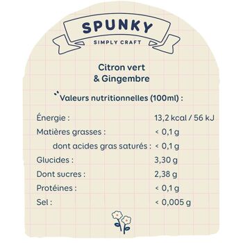 Spunky Citron vert & Gingembre 3