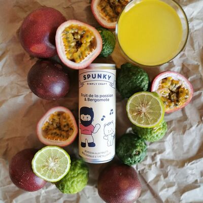 Spunky Passion Fruit & Bergamot – Bio-alkoholfreies Getränk