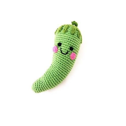 Baby Toy Friendly green chilli rattle