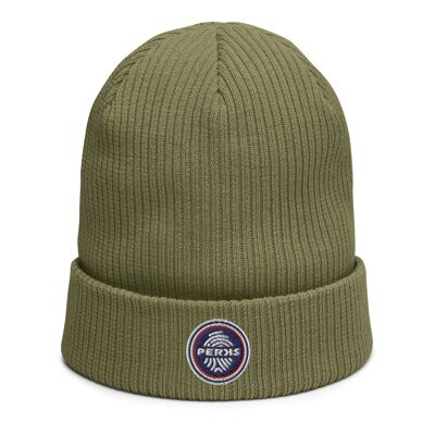 Perks Origins organic beanie hat - Olive Green