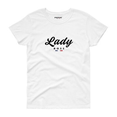 Camiseta Mujer Lady Boss Edition - White