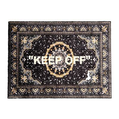 Off White Rug, Keep Off poliestere zerbino tappeto tappeto