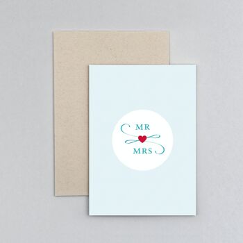 Carte de mariage Mr&Mme Bernadette 1