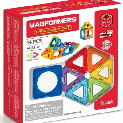 Set da 14 pezzi Magformers Basic Plus